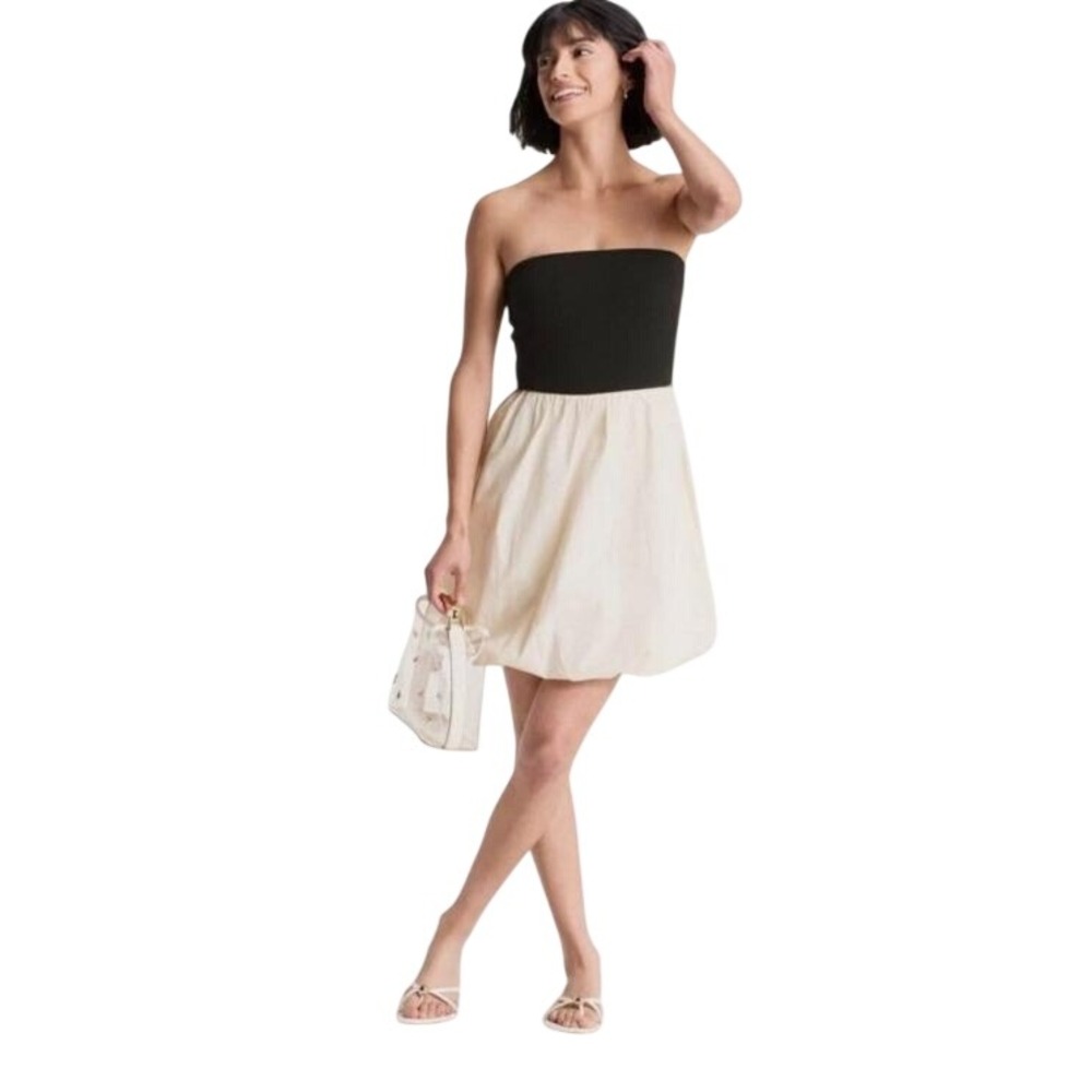 A New Day Women's Tube Bubble Mini Strapless A-Line‎ Dress XS - Picture 4 of 4